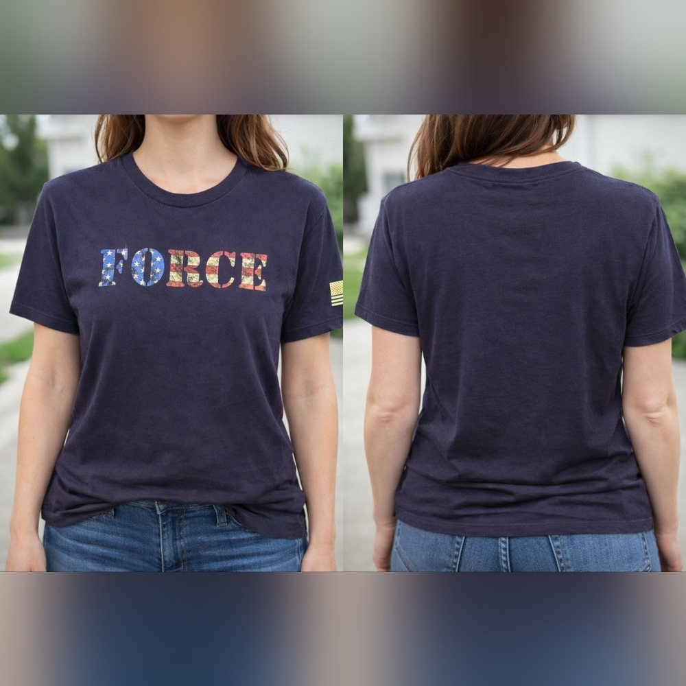 Gildan Black FORCE (John Force Racing) Graphic Women's Tee‎